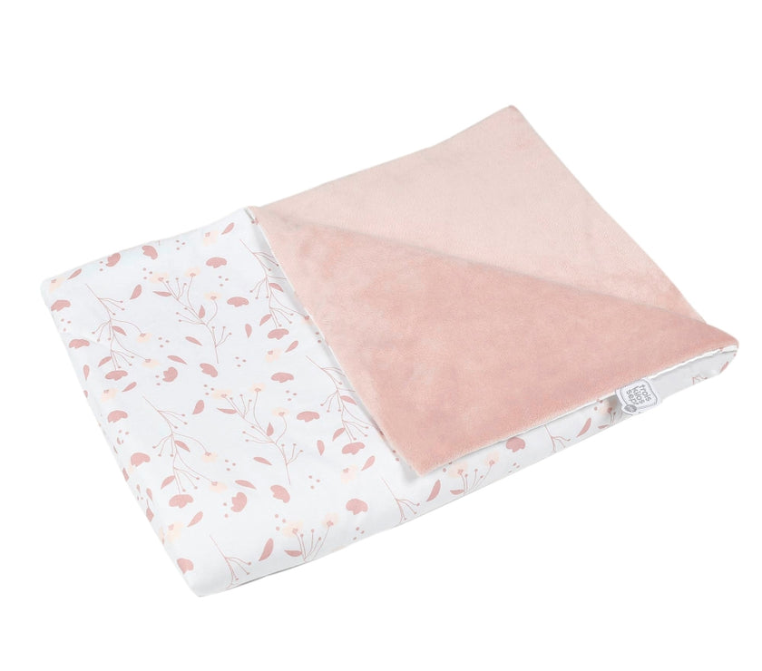 Couverture bébé fille - Fleurs Rose et Lili - Mode Bébé Claye