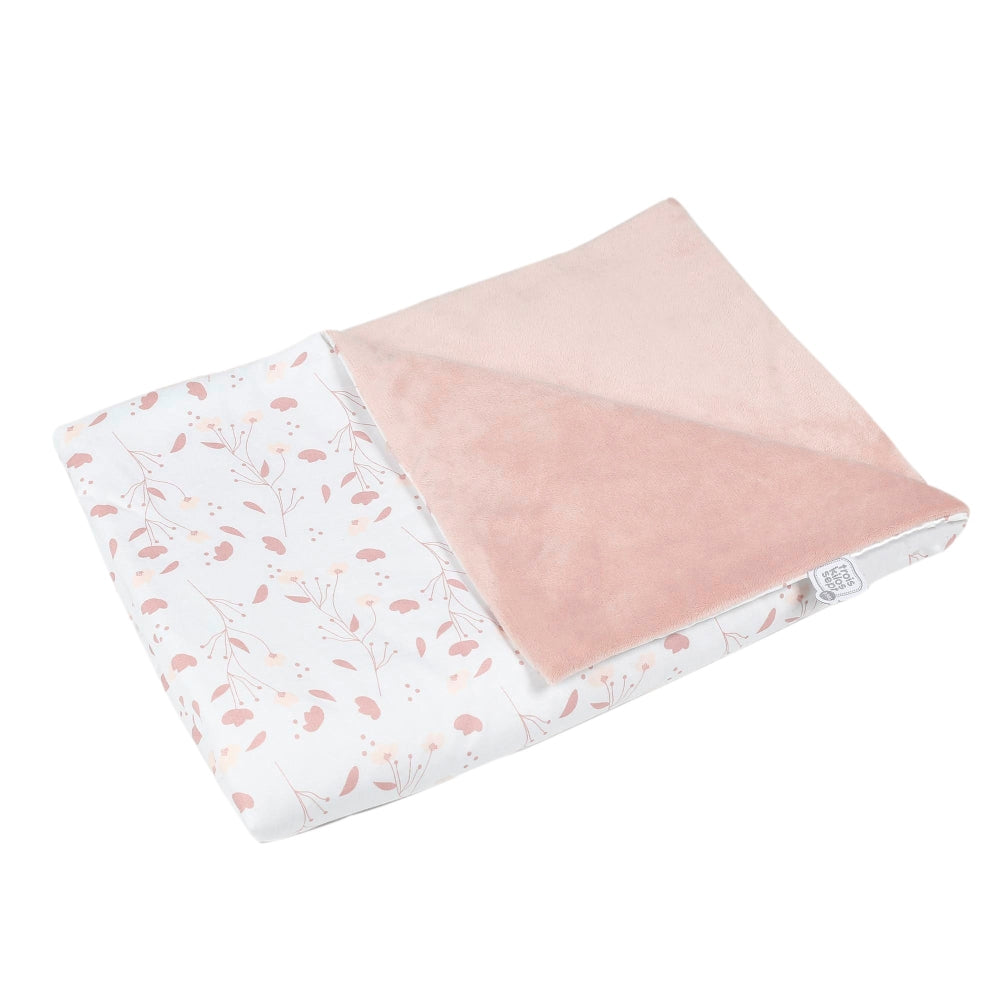 Couverture bébé fille - Fleurs Rose et Lili - Mode Bébé Claye
