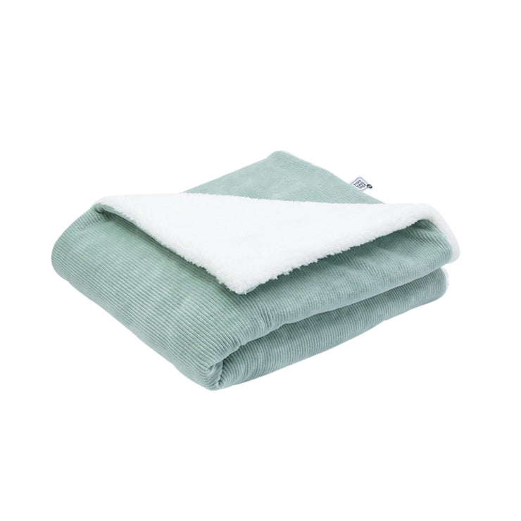 Couverture Sherpa vert - Mode Bébé Claye
