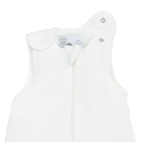 Gigoteuse naissance - Velours côtelé blanche - Mode Bébé Claye