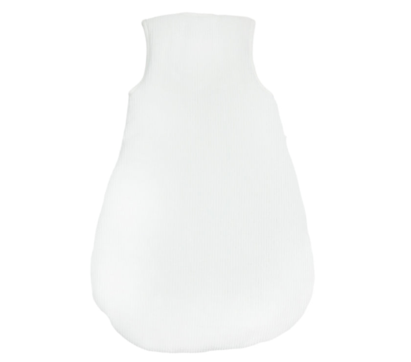 Gigoteuse naissance - Velours côtelé blanche - Mode Bébé Claye