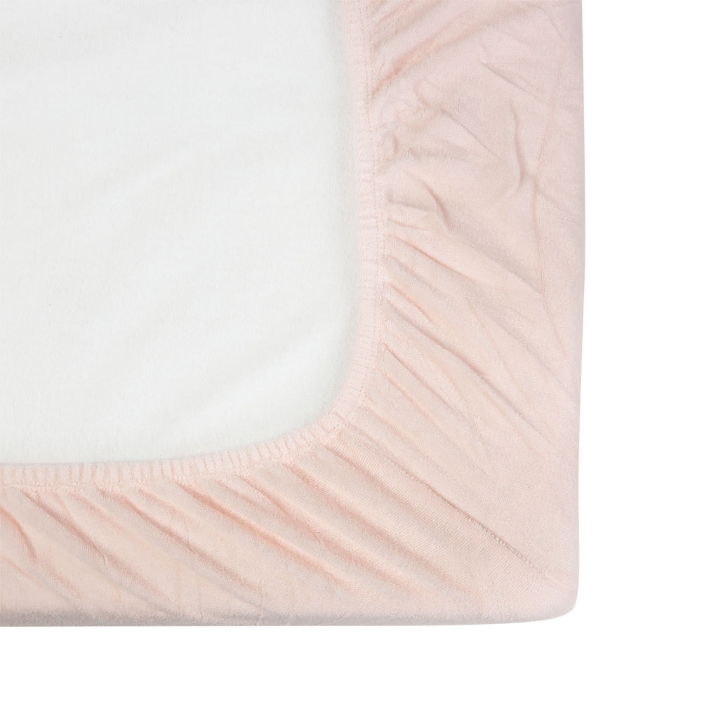 Housse de matelas à langer Rose - Mode Bébé Claye