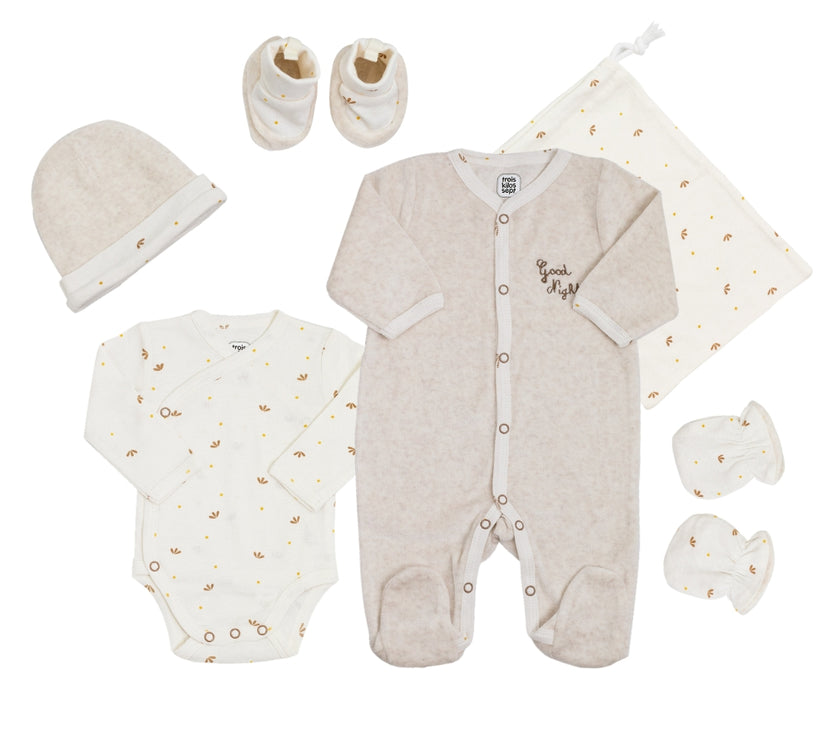 Kit naissance 6 pièces - Good Night 0 mois - Mode Bébé Claye