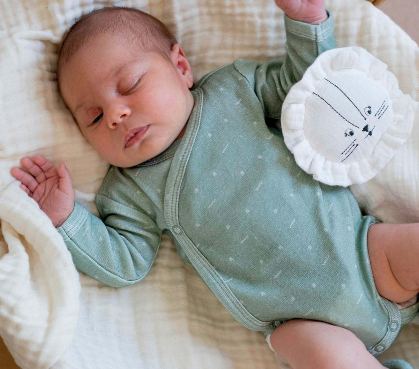 Kit naissance 6 pièces Vert sauge 0 mois - Mode Bébé Claye