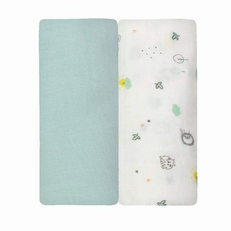 Lot de 2 Langes bébé - Koala - Mode Bébé Claye