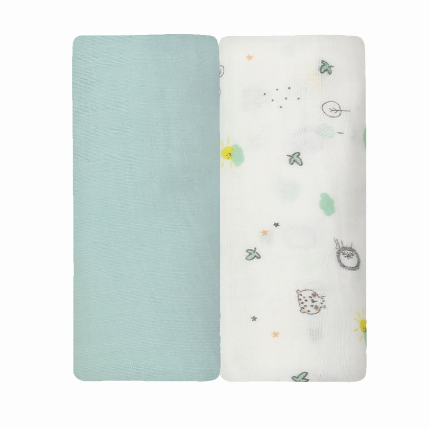 Lot de 2 Langes bébé - Koala - Mode Bébé Claye