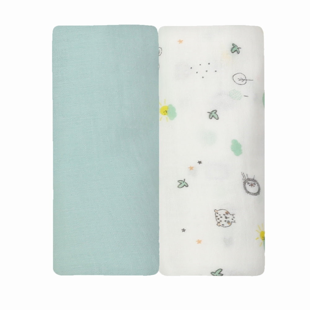 Lot de 2 Langes bébé - Koala - Mode Bébé Claye