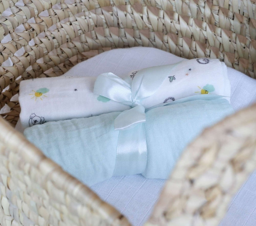 Lot de 2 Langes bébé - Koala - Mode Bébé Claye