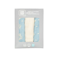 Lot de 3 langes bébé - Poires - Mode Bébé Claye