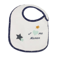 Lot de 7 bavoirs - Bébé d'amour bleu - Mode Bébé Claye