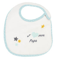 Lot de 7 bavoirs - Bébé d'amour bleu - Mode Bébé Claye