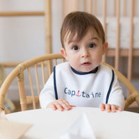 Lot de 7 bavoirs - Capitaine bisous - Mode Bébé Claye