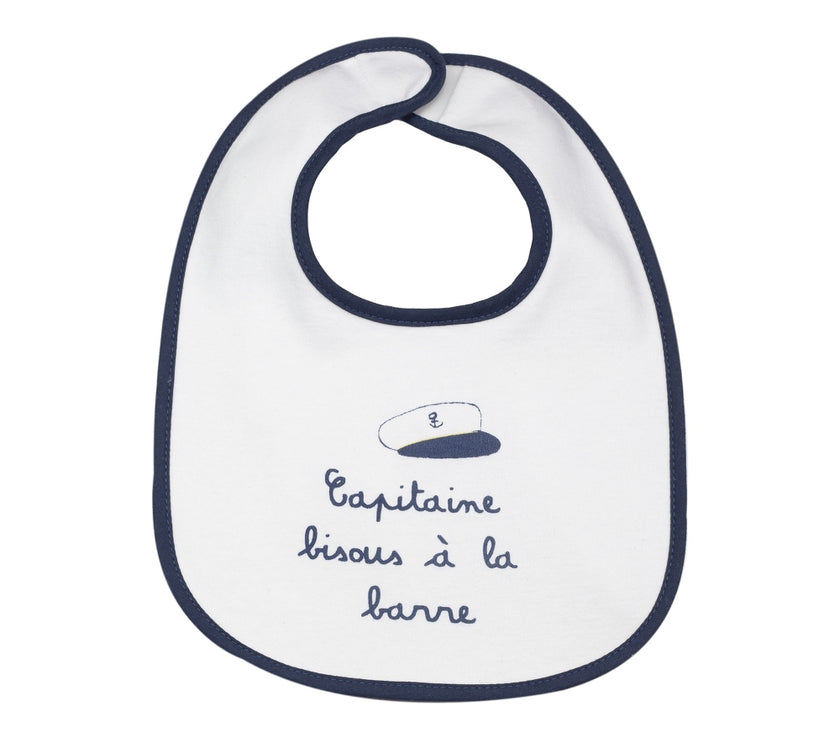 Lot de 7 bavoirs - Capitaine bisous - Mode Bébé Claye