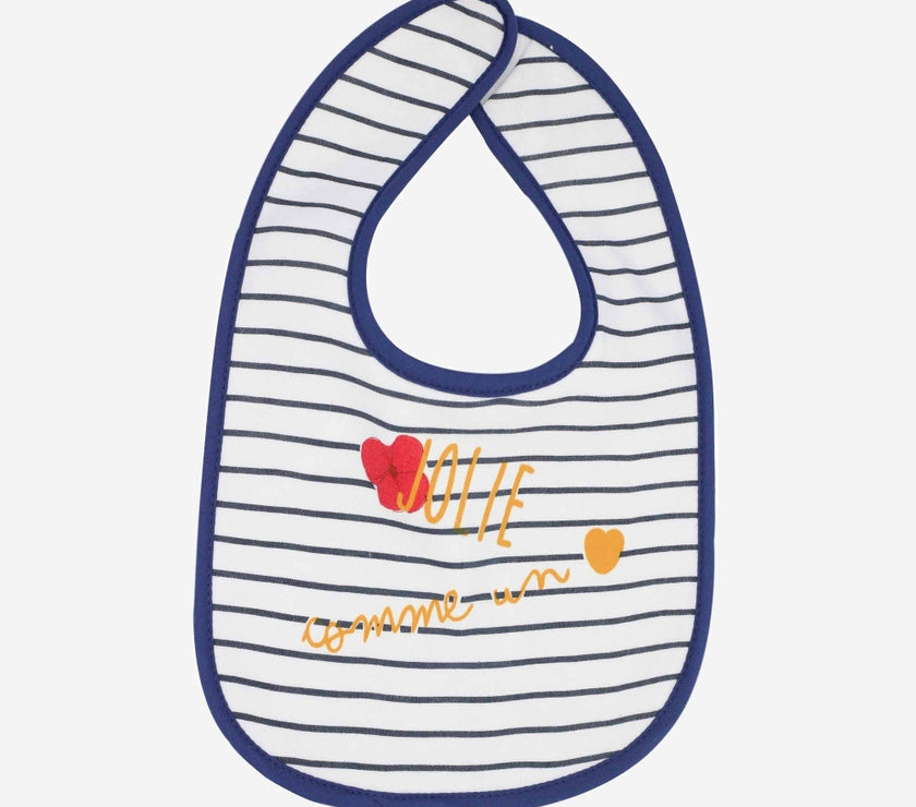 Lot de 7 bavoirs - Jolie comme un coeur - Mode Bébé Claye