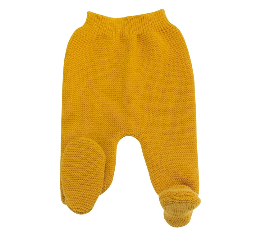 Pantalon tricot bébé - MOUTARDE - Mode Bébé Claye