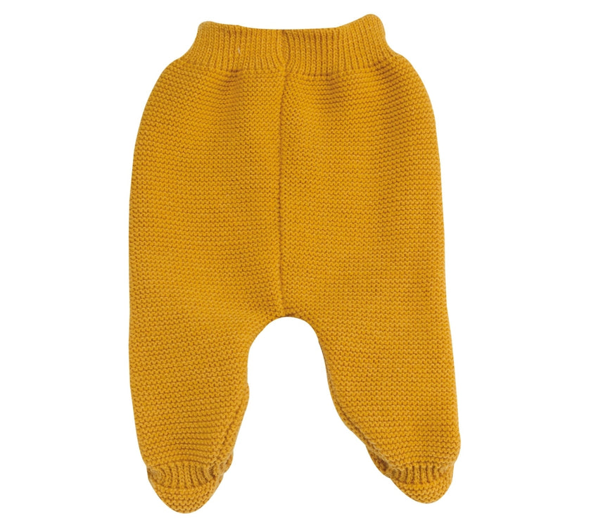 Pantalon tricot bébé - MOUTARDE - Mode Bébé Claye