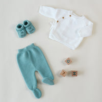Pantalon tricot bébé - Vert - Mode Bébé Claye