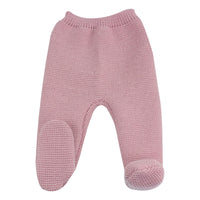 Pantalon tricot bébé - VIEUX ROSE - Mode Bébé Claye
