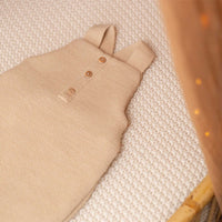 Salopette bébé en maille - Caramel - Mode Bébé Claye