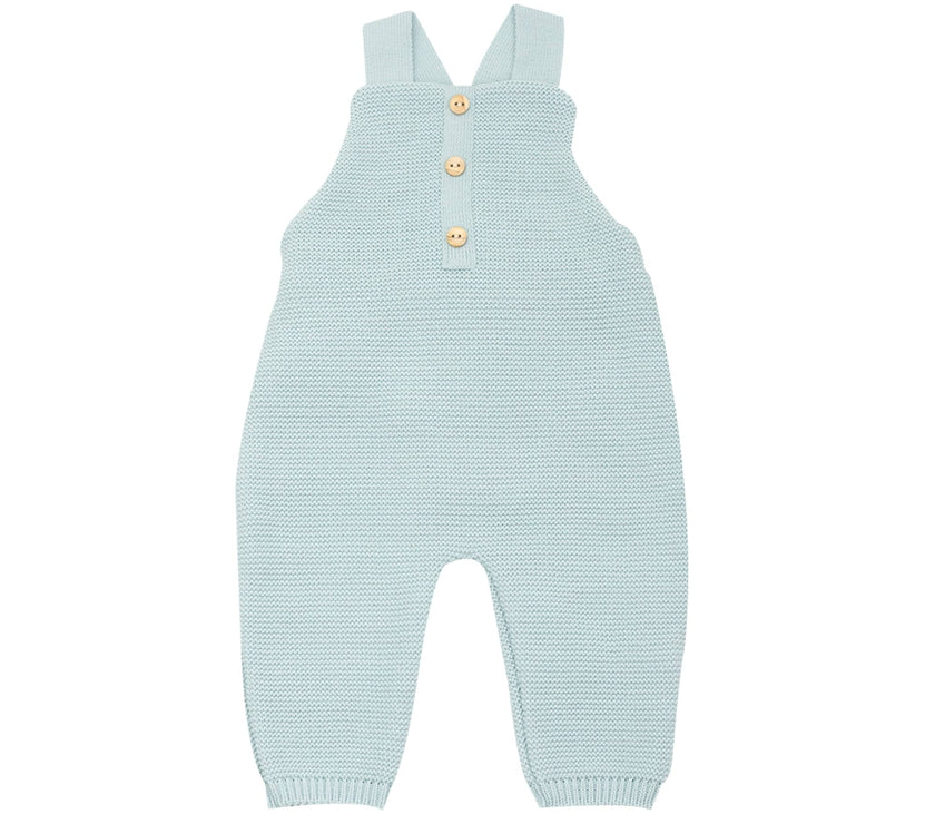 Salopette bébé en maille - Sage - Mode Bébé Claye