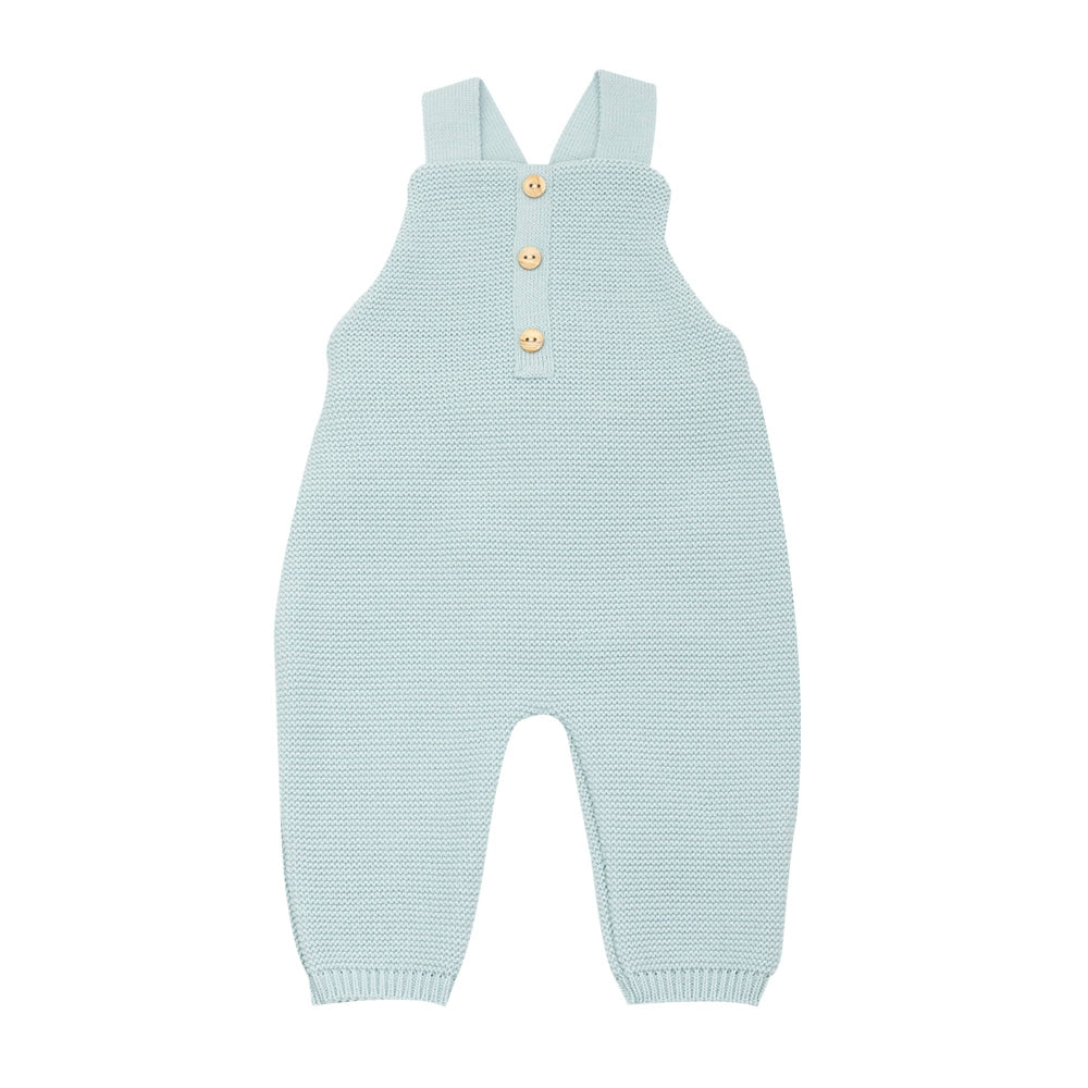 Salopette bébé en maille - Sage - Mode Bébé Claye