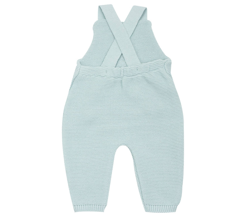 Salopette bébé en maille - Sage - Mode Bébé Claye