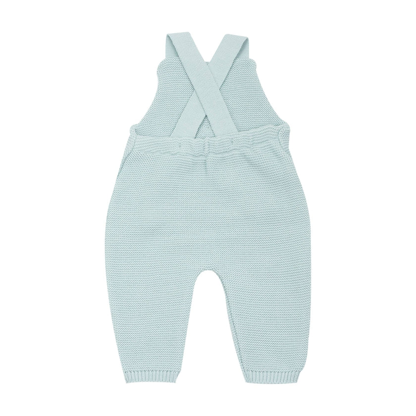 Salopette bébé en maille - Sage - Mode Bébé Claye