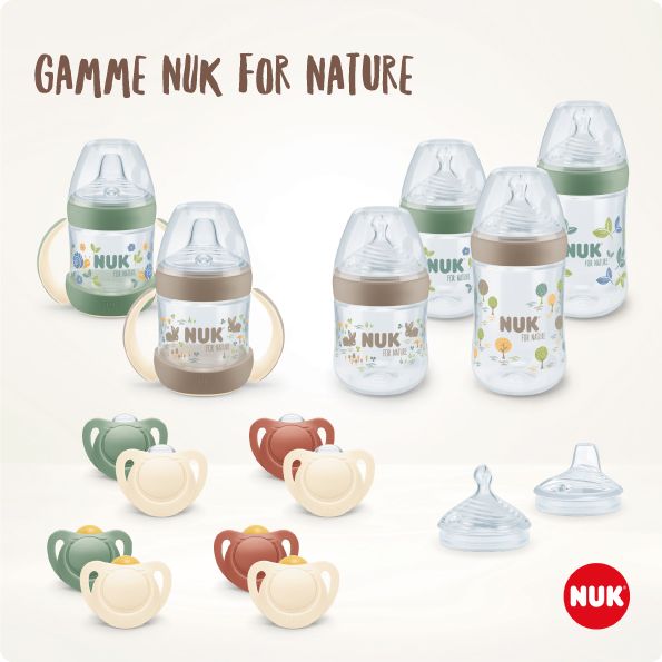 NUK Tétines Softer Nature Sense M 0-6mois