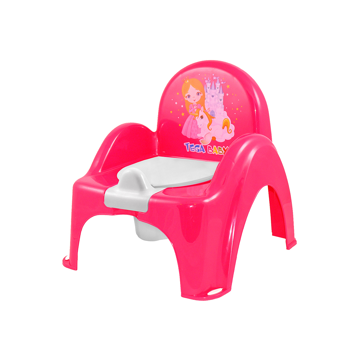 Pot de toilette fauteuil chaise musical pour bébé enfant thème Hibou gris 