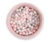 Piscine minky sèche avec boules 200 pcs - rose sale