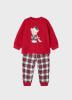 Pyjama avec sac pour bébé ECOFRIENDS - Imprimé carreaux