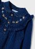Robe en jean avec broedries pour bébé