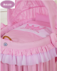 Berceau Crib avec cabane - Petit Princesse rose