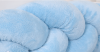 Tour de lit Tressé en pluche - Bleu