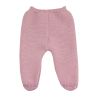Pantalon tricot bébé - VIEUX ROSE