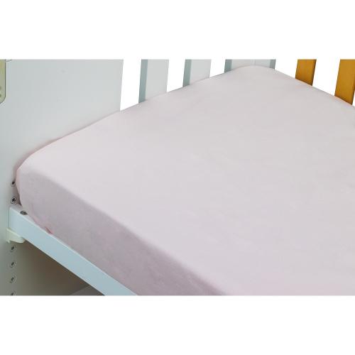 Drap housse pour lit de bébé – 60×120 cm / Rose