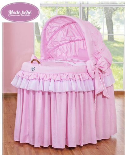 Berceau Crib avec cabane - Petit Princesse rose